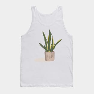 Shady Green Plant and Pot Tank Top